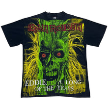 Load image into Gallery viewer, Vintage Iron Maiden Long Of The Years Virtual XI AOP Band Tee
