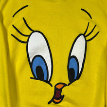 Load image into Gallery viewer, Vintage 1993 Looney Tunes Tweety Bird Face Big Print Pullover Crewneck Sweatshirt
