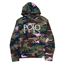 Load image into Gallery viewer, Polo Ralph Lauren 1992 Woodland Pink Camo Pullover Hoodie Sweatshirt
