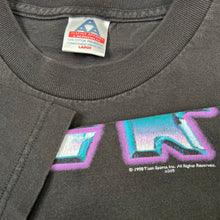 Load image into Gallery viewer, Vintage 1998 WWF The Rock Layin The Smack Down Wrestling Tee
