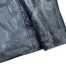 Load image into Gallery viewer, Vintage Reebok Green Bay Packers Genuine Leather Zip Up Jacket
