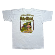 Load image into Gallery viewer, Vintage 1998 Papa Woody Babe Watch Big Spike Volleyball Bikini Patrol Tee
