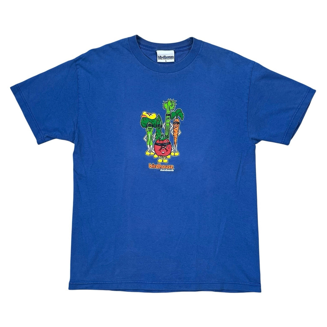 Vintage Birdhouse Skateboards Jeremy Klein Willy Santos Vegetables Tee
