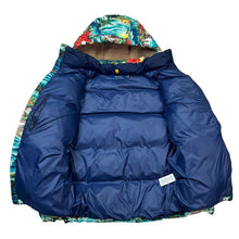 Load image into Gallery viewer, Polo Ralph Lauren Tropical Beach Floral 750 Hooded Puffer Jacket
