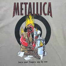 Load image into Gallery viewer, Vintage Metallica Burn Your Fingers Wild Things Pushead Band Tee
