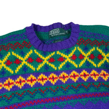 Load image into Gallery viewer, Vintage Polo Ralph Lauren Nordic Style Wool Knit Sweater
