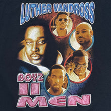 Load image into Gallery viewer, Vintage Boyz II Men Luther Vandross Parking Lot Bootleg Tour Tee
