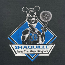 Load image into Gallery viewer, Vintage Shaq Rules The Magic Kingdom Jesus Ruler Of Heaven &amp; Earth Tee
